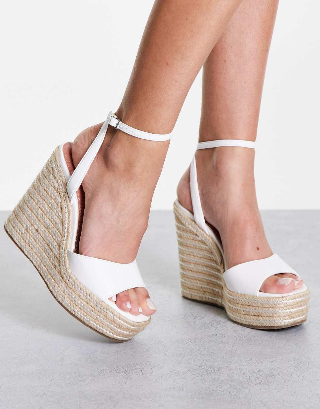 ASOS DESIGN Tasha espadrille wedges Product Image