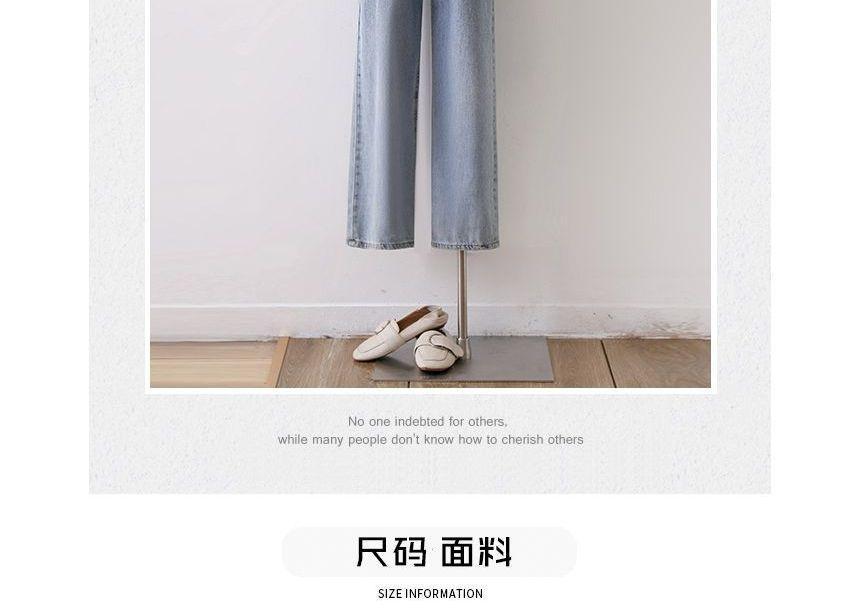 Long-Sleeve Plain Lace Trim Blouse Product Image