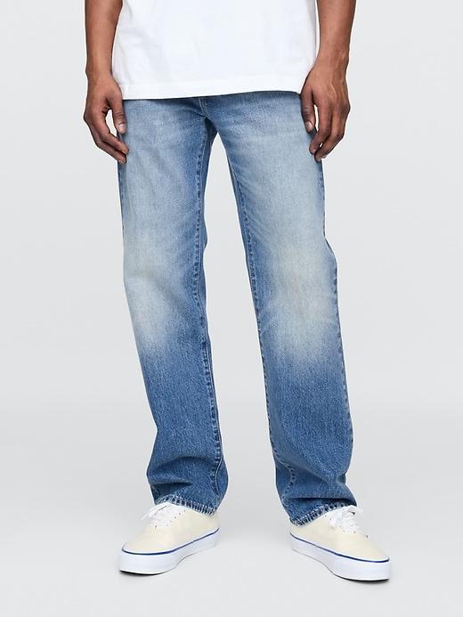 Relaxed Straight Jeans Product Image