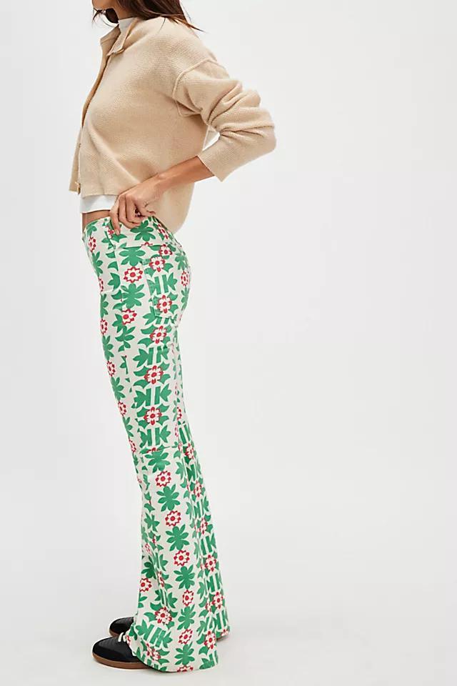 We The Free Penny Pull-On Printed Flare Jeans Product Image