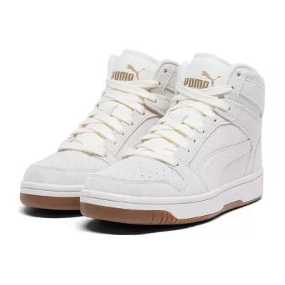 PUMA Rebound Layup Pearl Womens Basketball Shoes Product Image