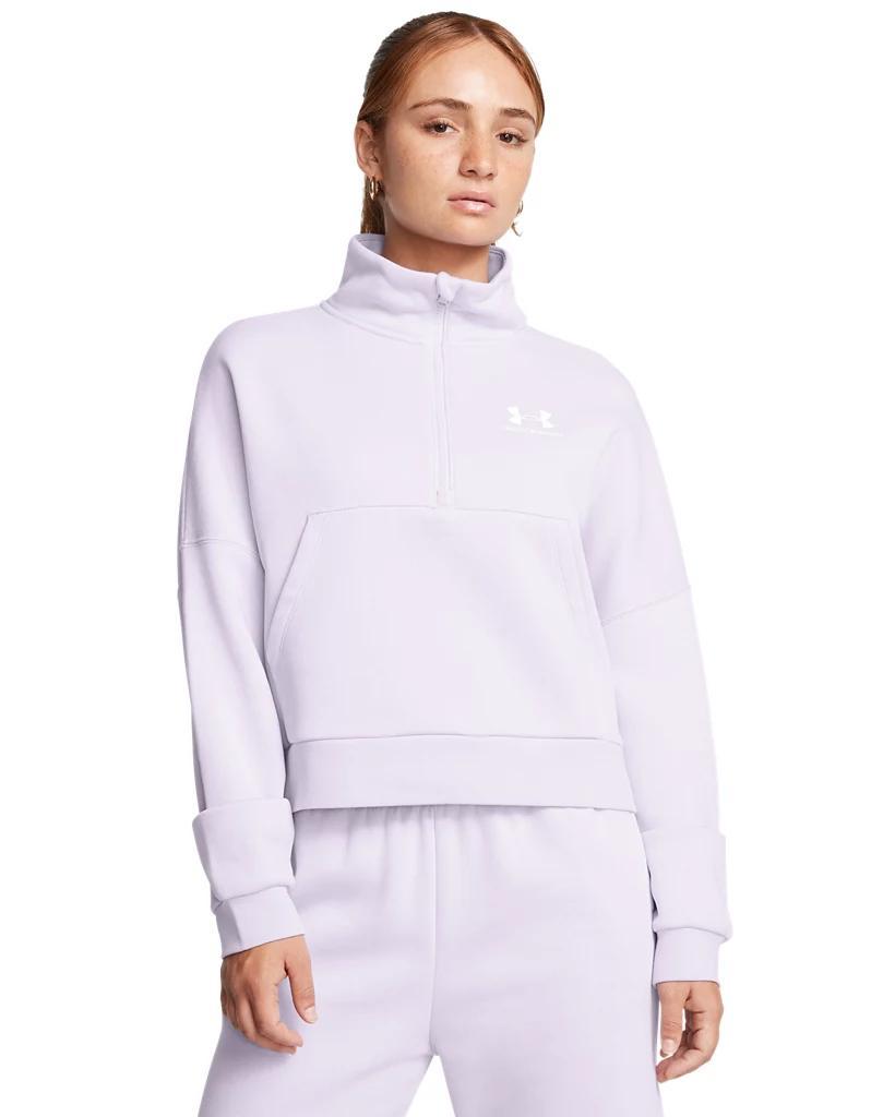 UA Icon Fleece Womens Oversized  Zip Product Image