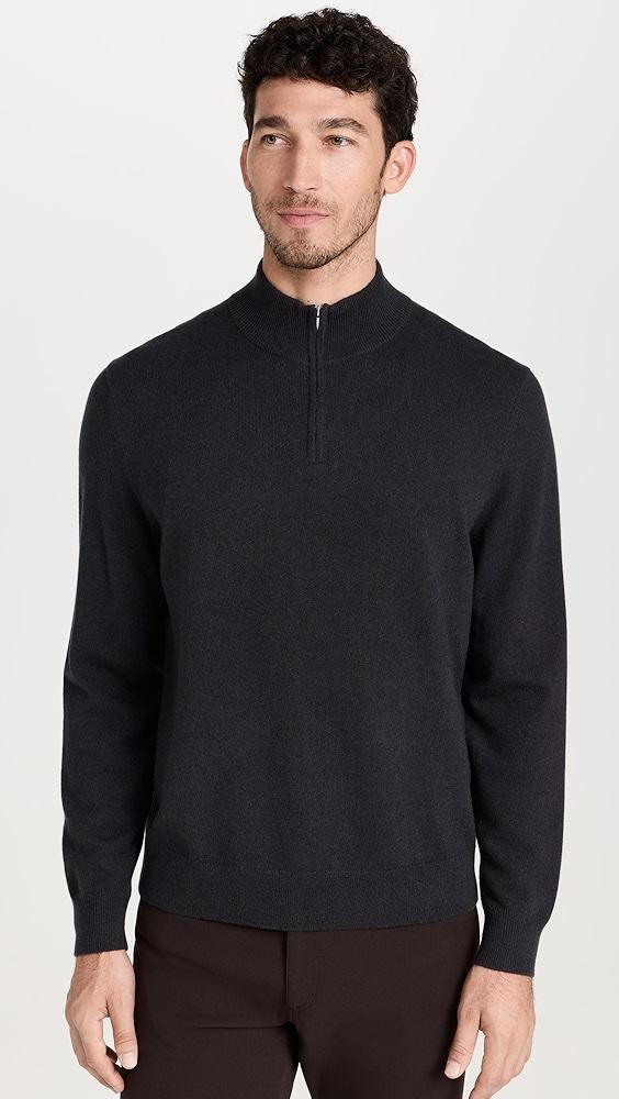 Theory Hilles Cashmere Quarter Zip Sweater | Shopbop Product Image