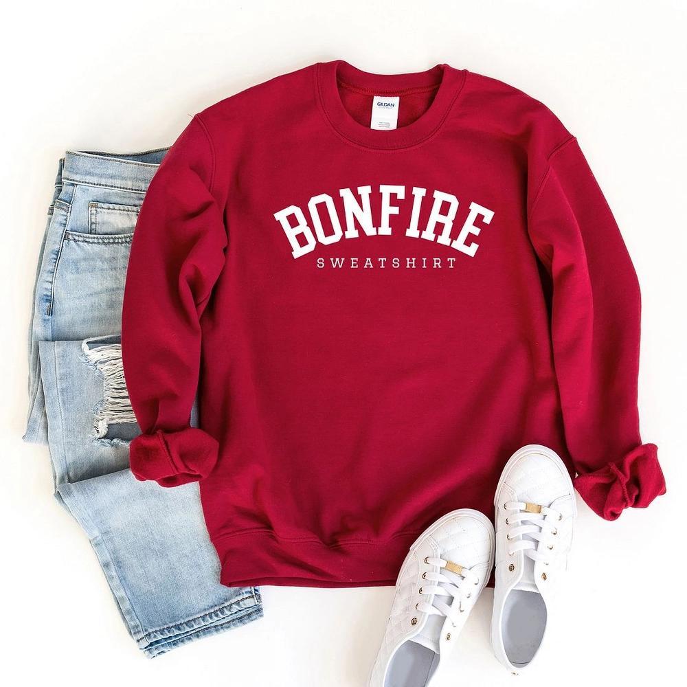 Simply Sage Market Women's Graphic Sweatshirt Bonfire Sweatshirt Product Image