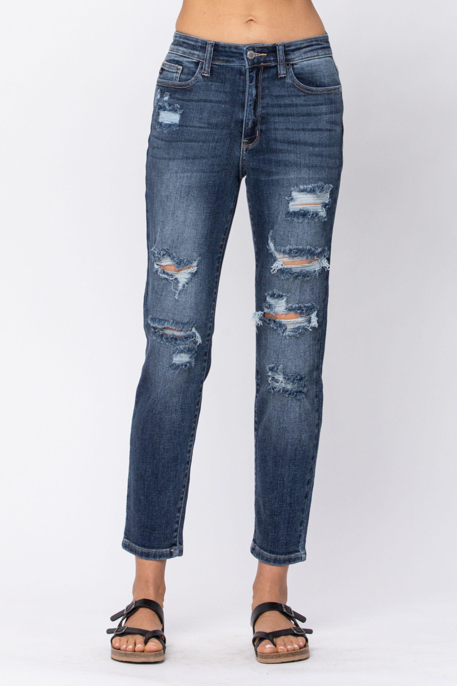 82156   Cecelia Hi-Rise Boyfriend Judy Blue Jeans Product Image