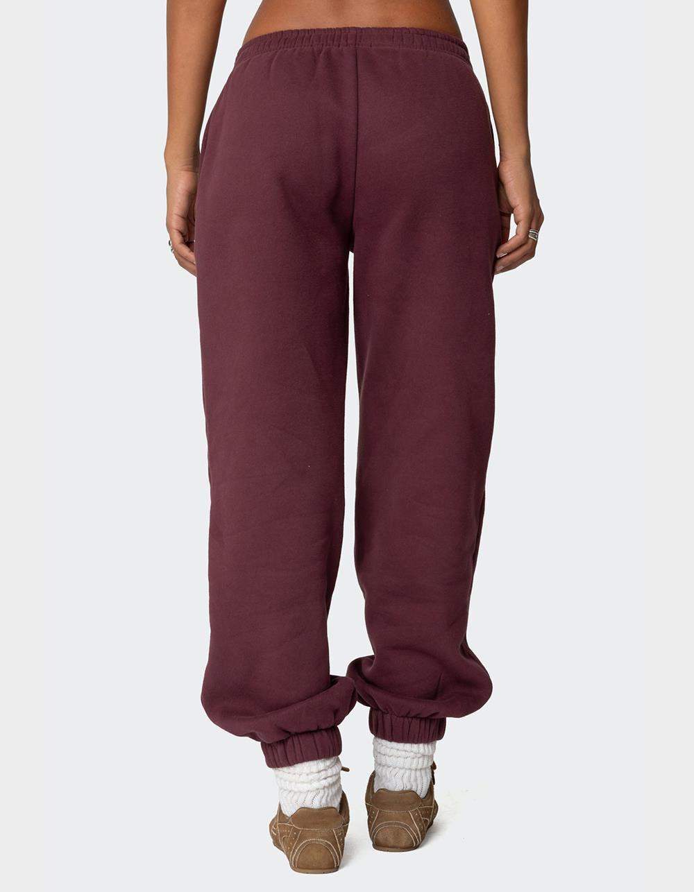 EDIKTED Sasha Bow Detail Sweatpants Product Image