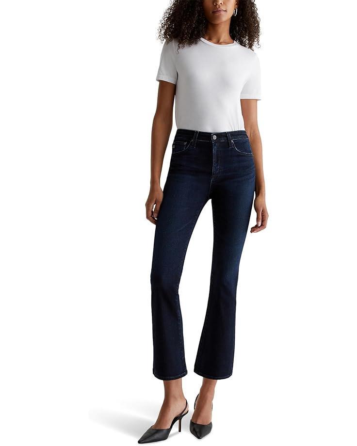 Women's AG Jeans Farrah Mid Rise Crop Boot Jeans in 3 Years Berlin Product Image