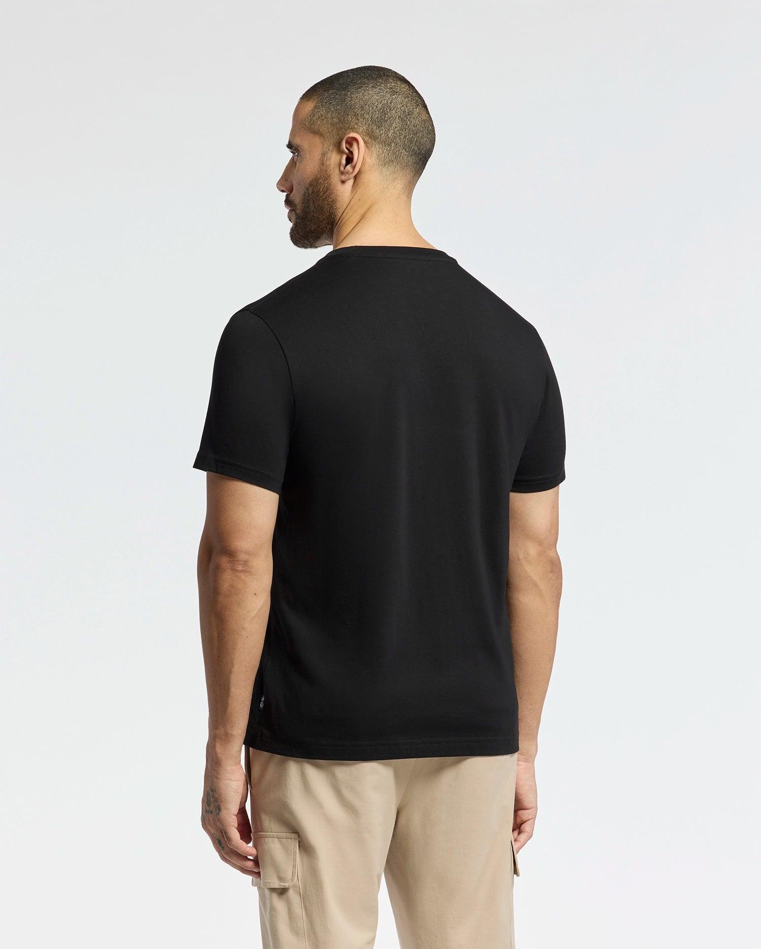 Men's Berni Embroidered Wordmark Graphic Tee 001 BLACK / XXL Product Image