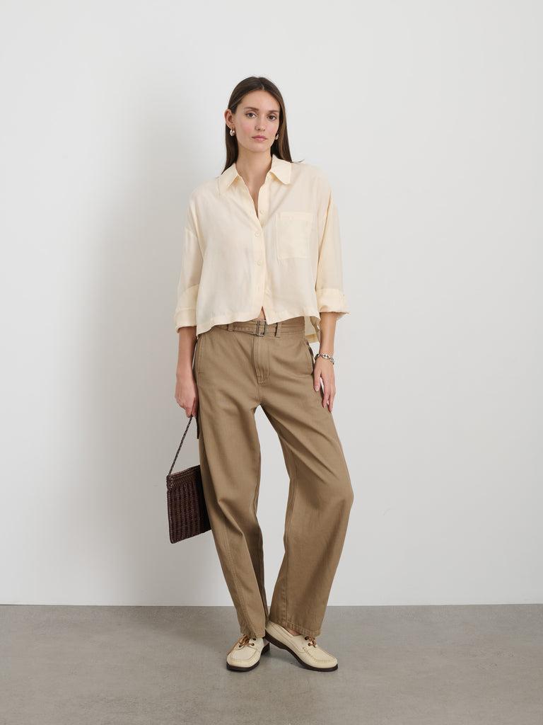 Gemma Top In Cupro Product Image