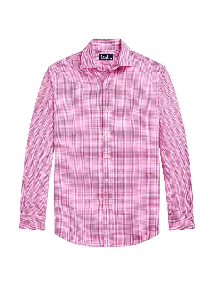 Mens Classic Fit Poplin Button-Front Shirt Product Image