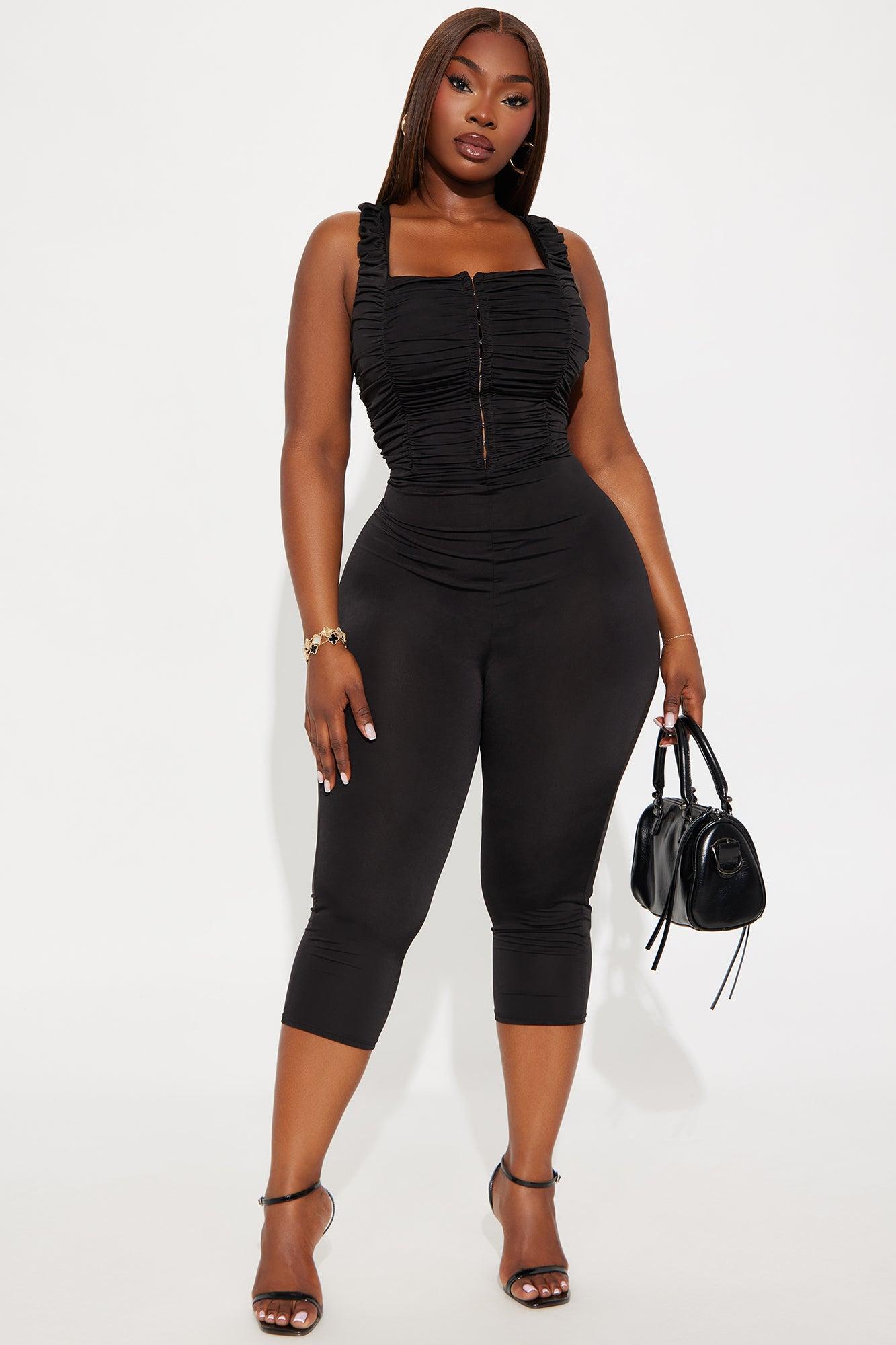 Marissa Capri Jumpsuit - Black Product Image