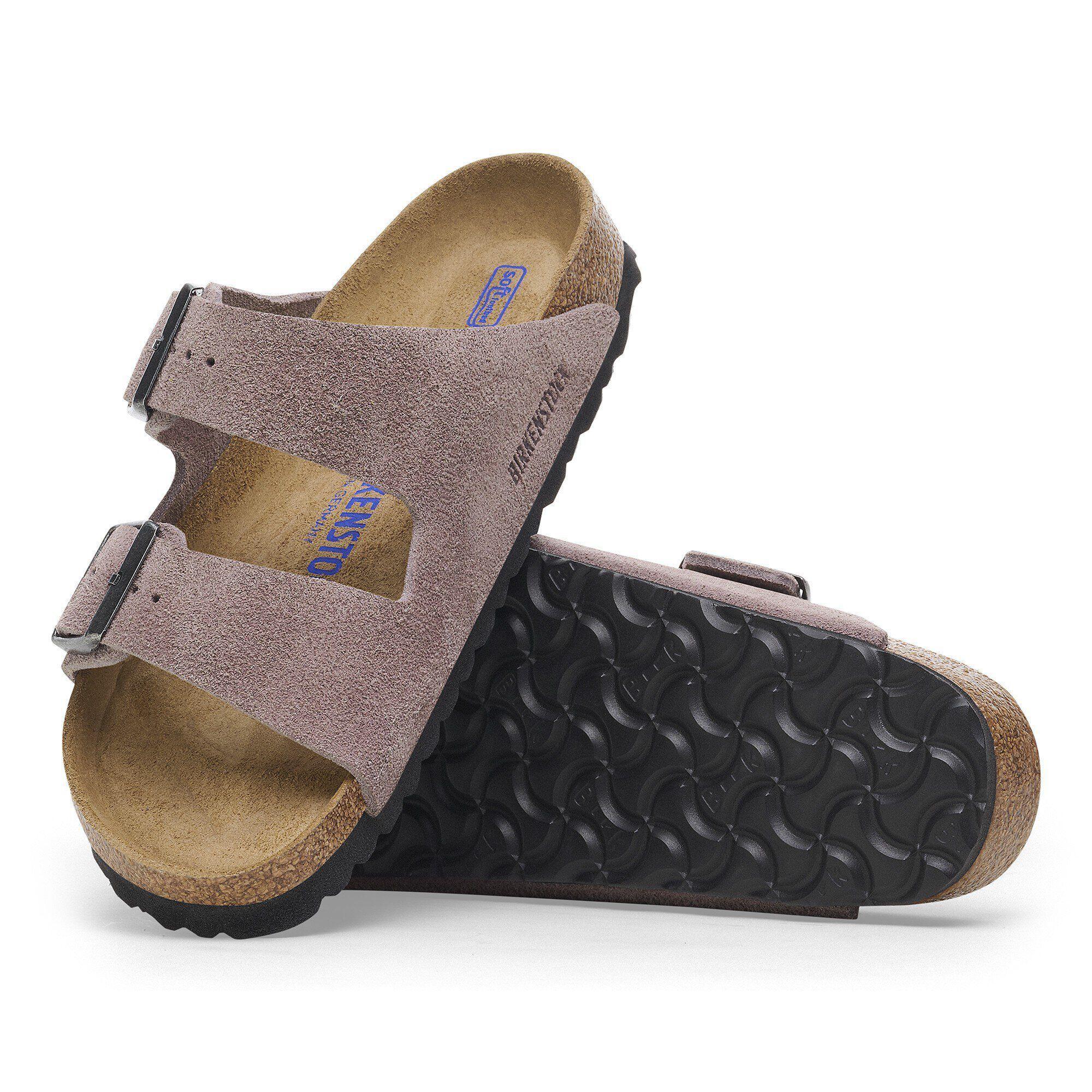 Arizona Soft Footbed Suede Leather Faded Purple Product Image