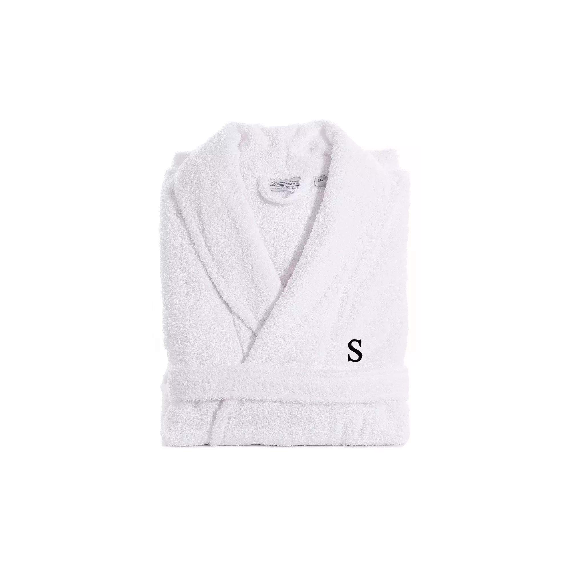 Linum Home Textiles Turkish Cotton Personalized Quick Dry Terry Bathrobe, Women's, Size: Small/Medium, J Product Image