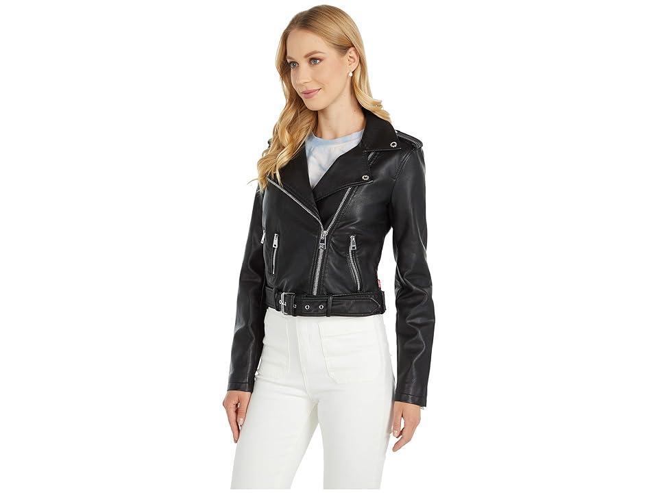 Levi's(r) Faux Leather Fashion Moto Women's Clothing Product Image