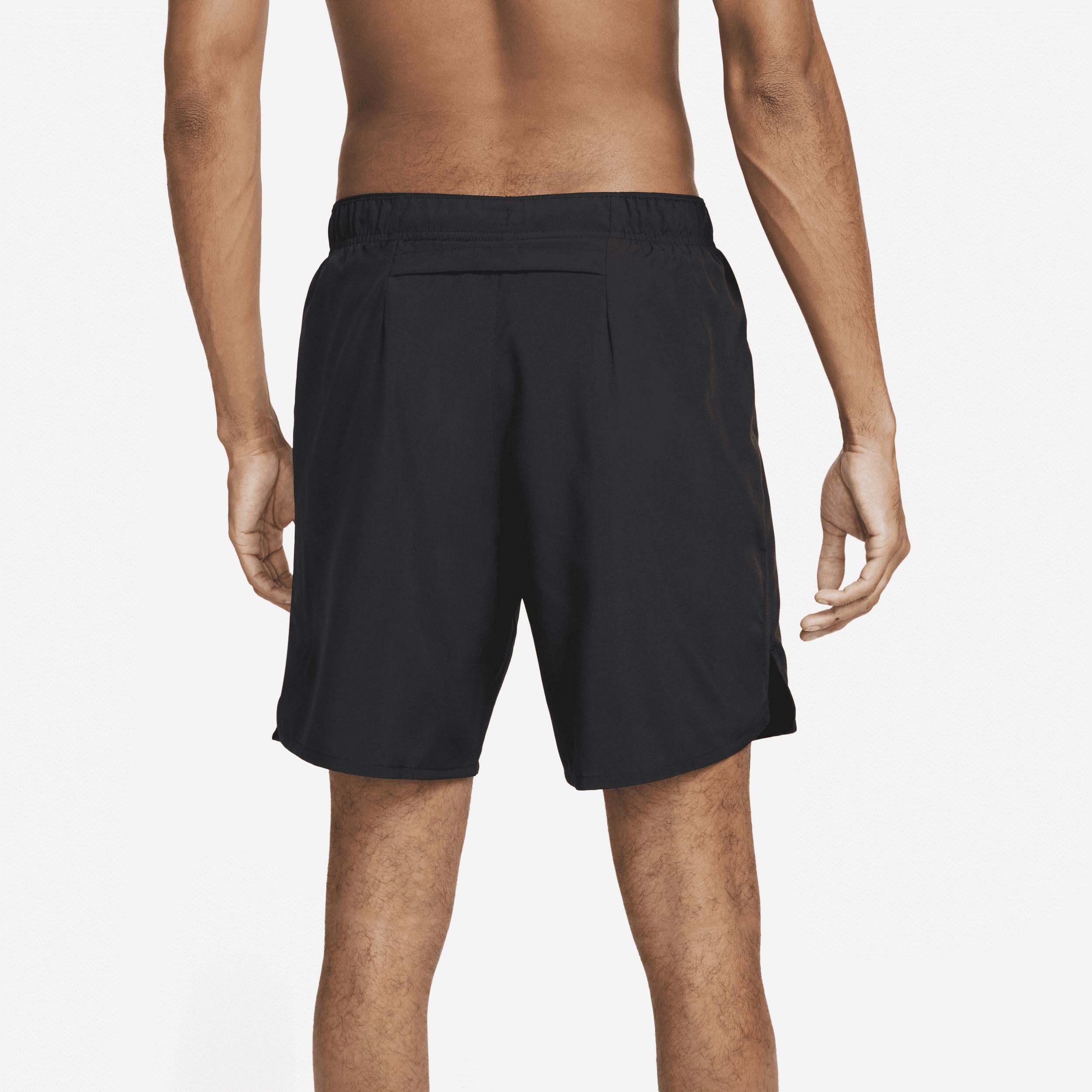 Men's Nike Dri-FIT Challenger 7" 2-in-1 Running Shorts, Size: Medium, Black Reflectiv Silver Product Image