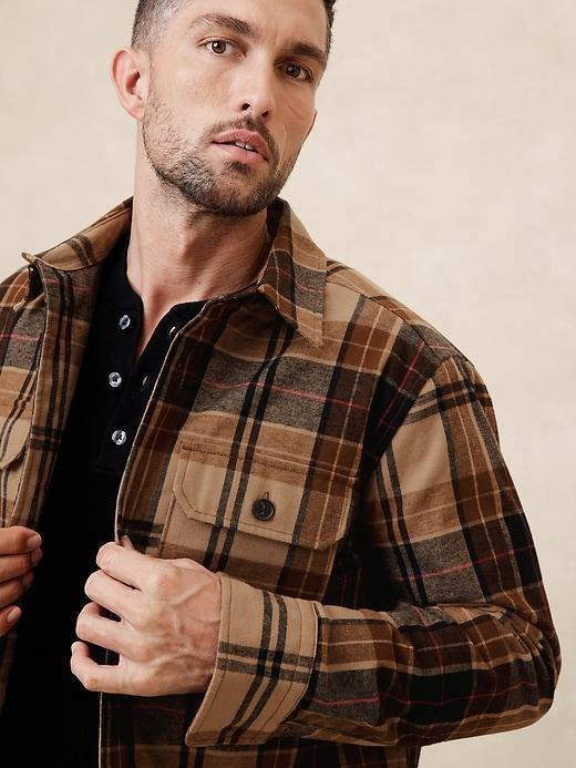 Plaid Shirt Jacket Product Image