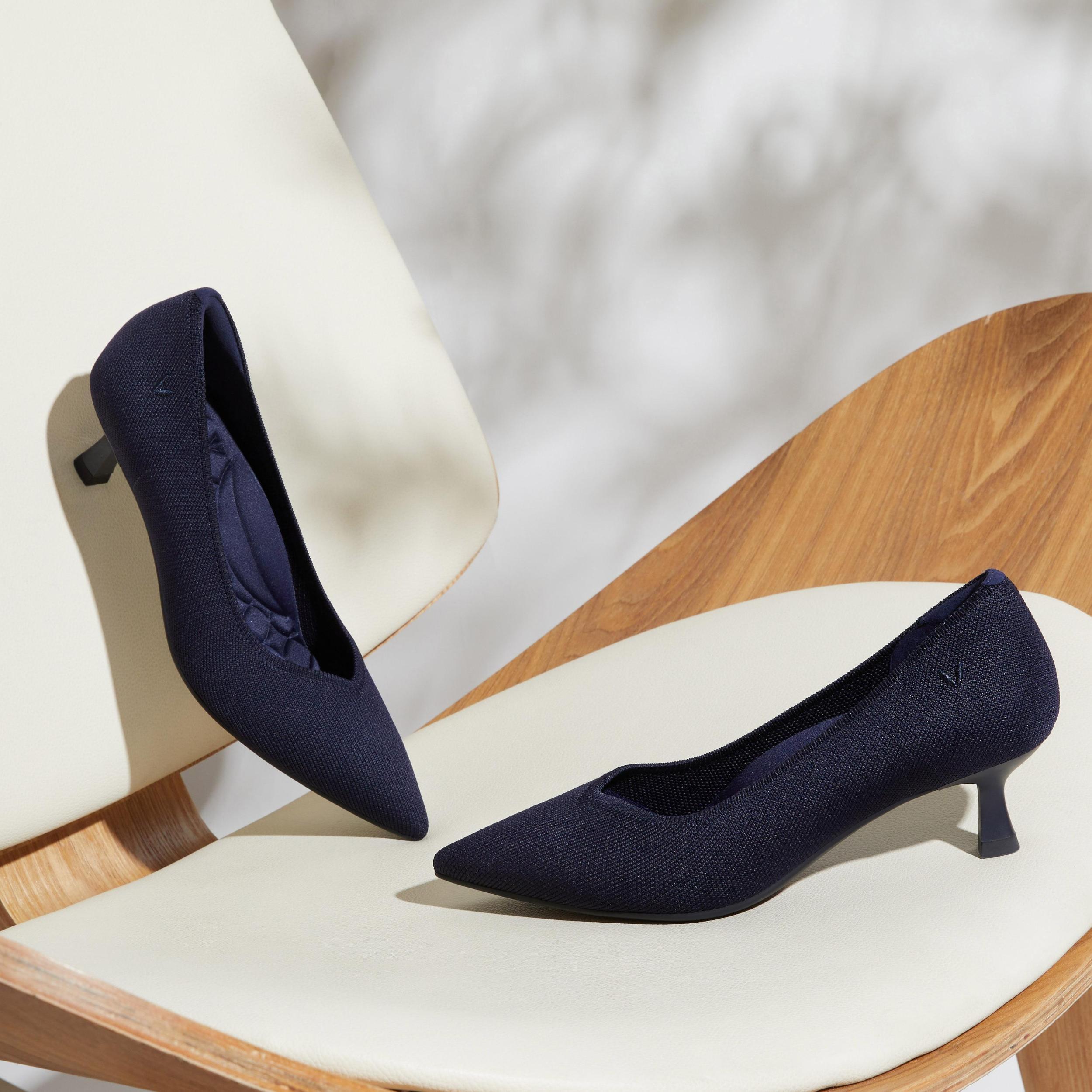 Pointed-Toe Kitten Heels (Scarlett) Product Image