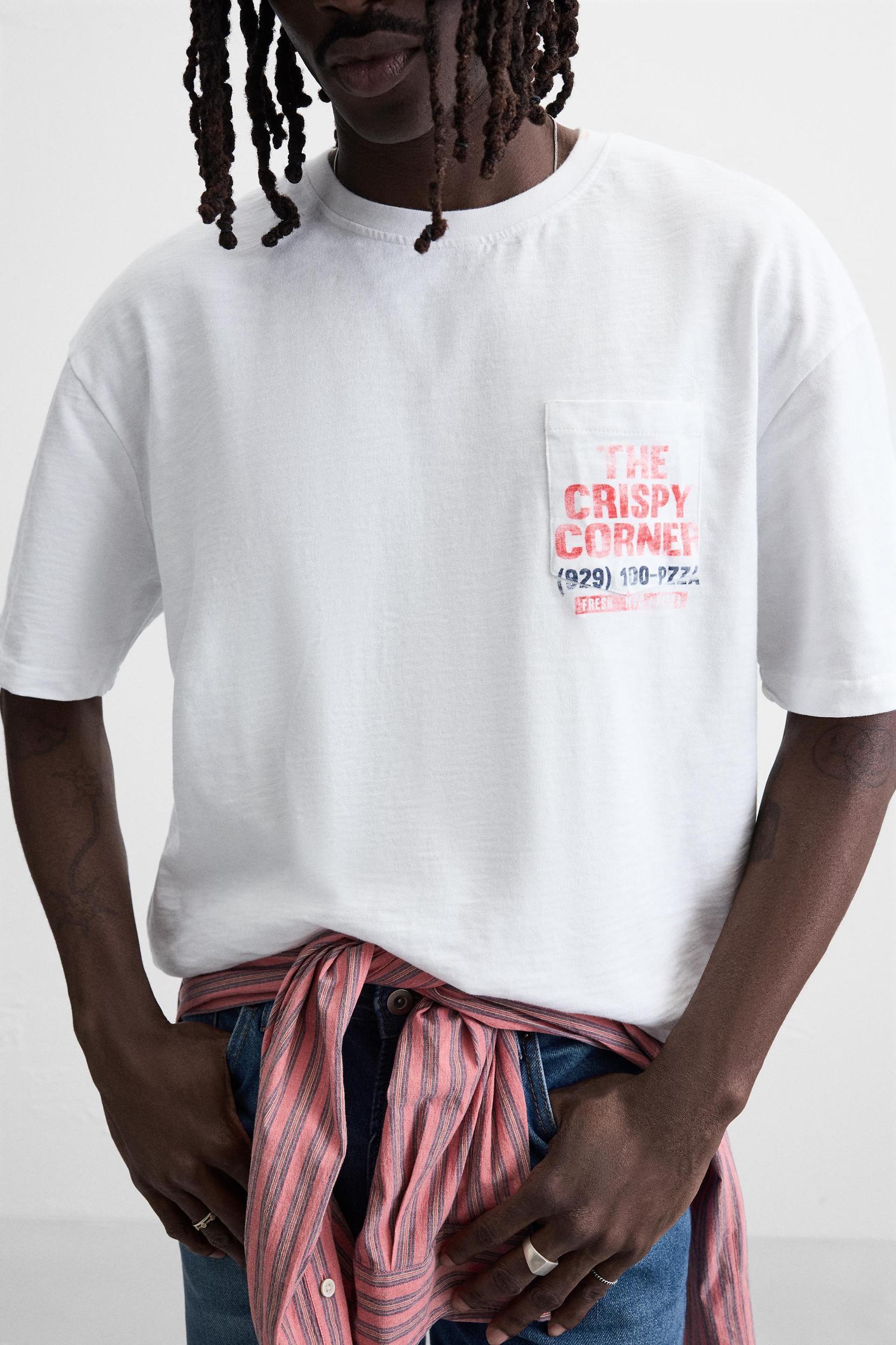 PRINTED POCKET T-SHIRT Product Image
