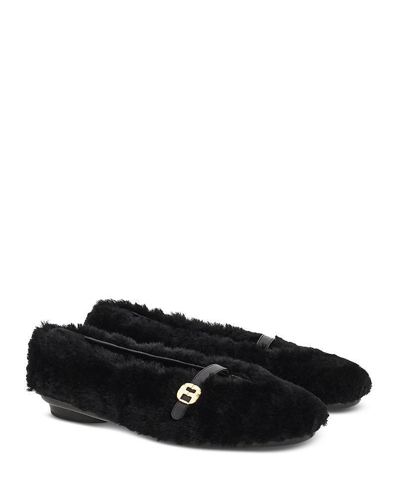 Womens Noella Shearling Flats Product Image