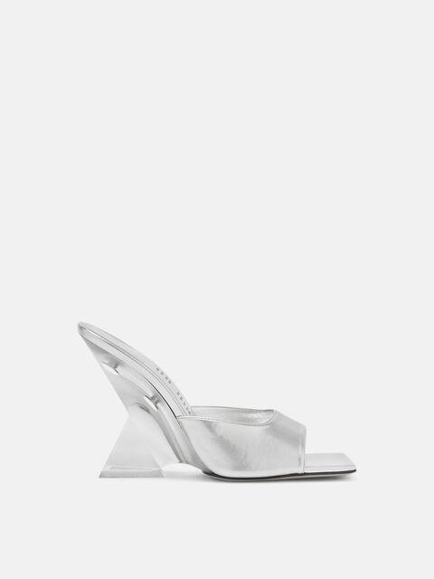 ''Cheope'' silver and crystal mule Product Image