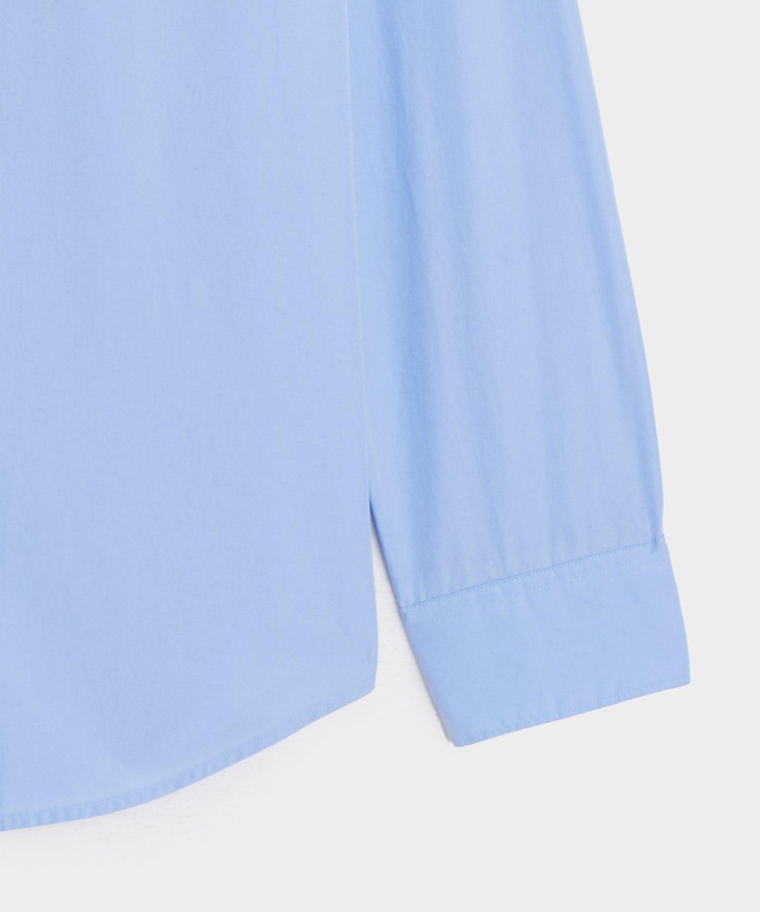 Relaxed Fit Cotton Poplin Point Collar Shirt Product Image