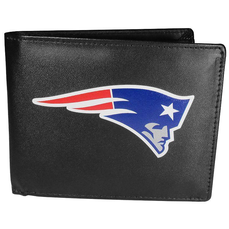 Mens New EnglandPatriots Leather Bi-Fold Wallet Product Image