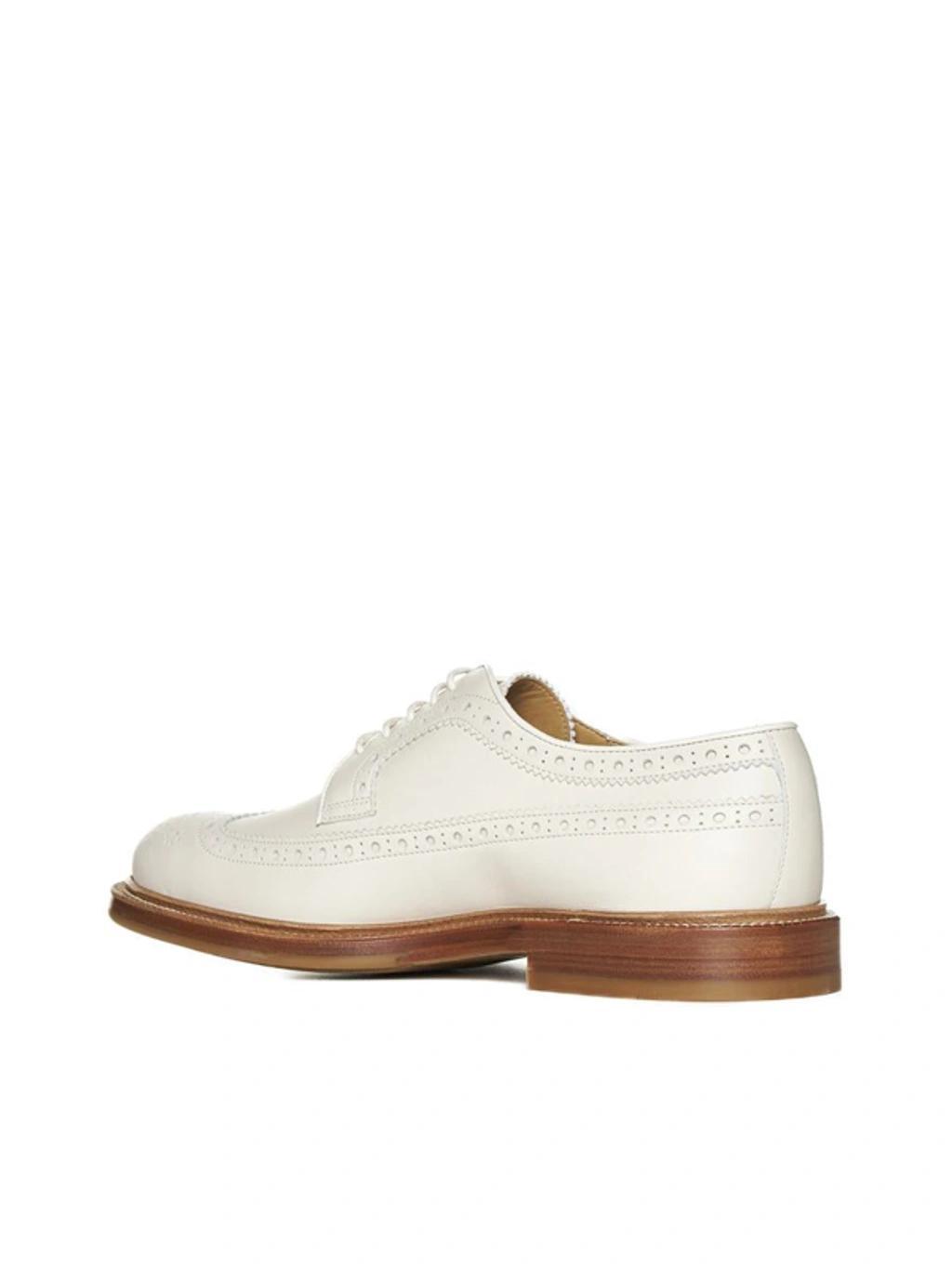 BRUNELLO CUCINELLI Flat Shoes In Beige Product Image