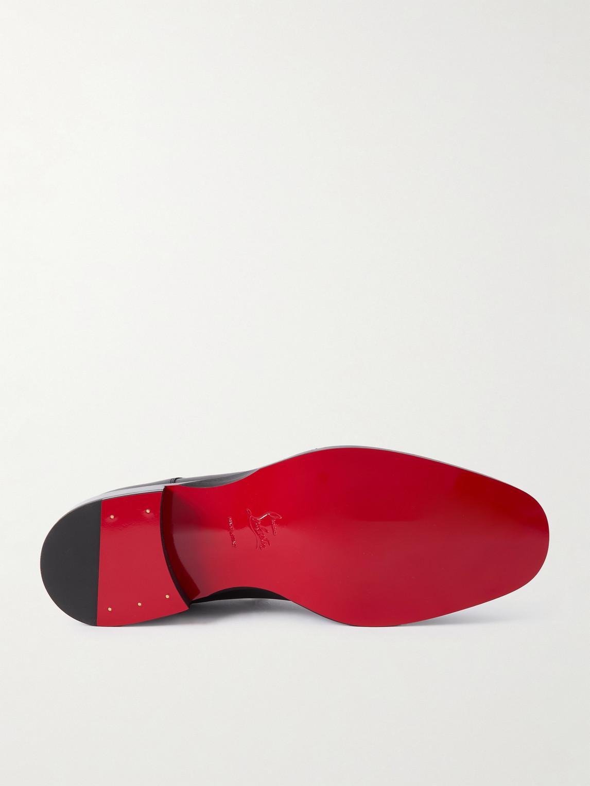 Mens Derby Bucature Leather Loafers Product Image