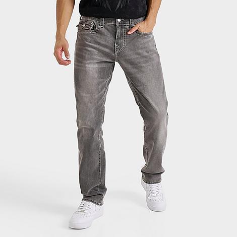 True Religion Mens Ricky Big T Flap Straight Denim Jeans Product Image