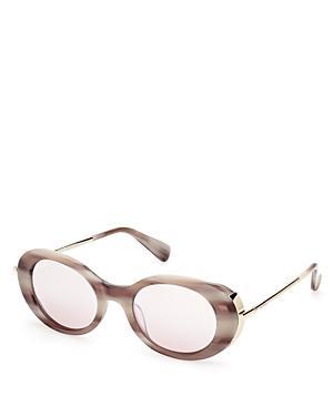 Max Mara Round Acetate Sunglasses, 51mm Product Image