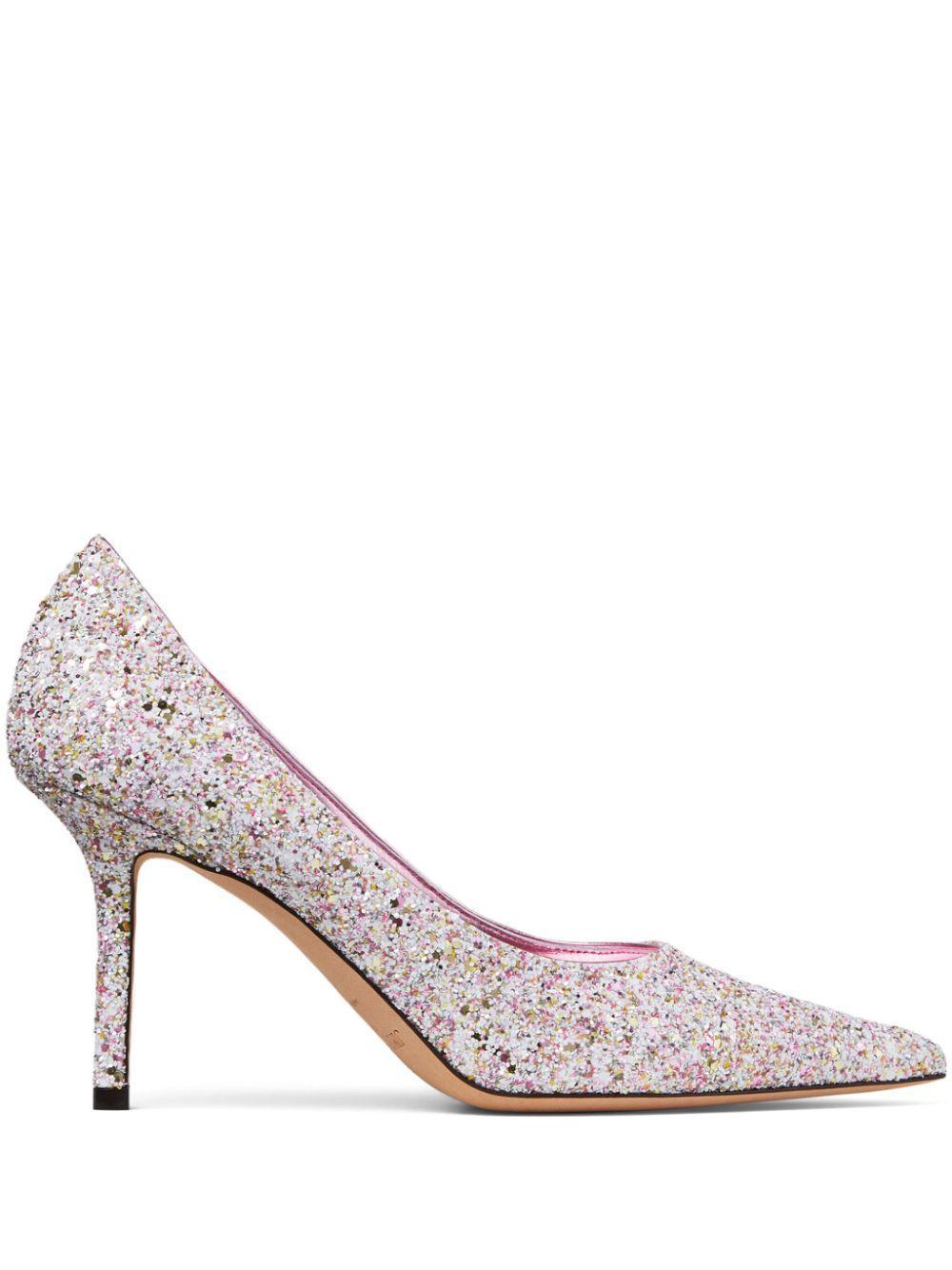 85mm Love glitter pumps Product Image