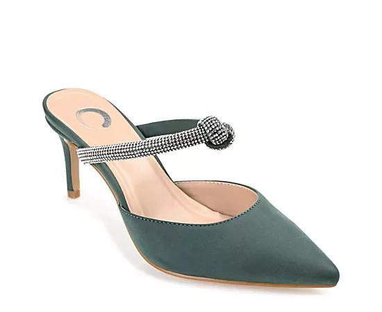 Journee Lunna Women's Heels, Size: 6, Green Product Image