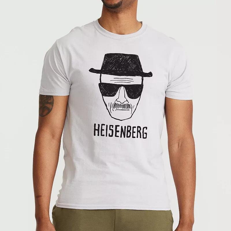 Men's Breaking Bad Heisenberg Sketch Graphic Tee, Size: Small, White Product Image