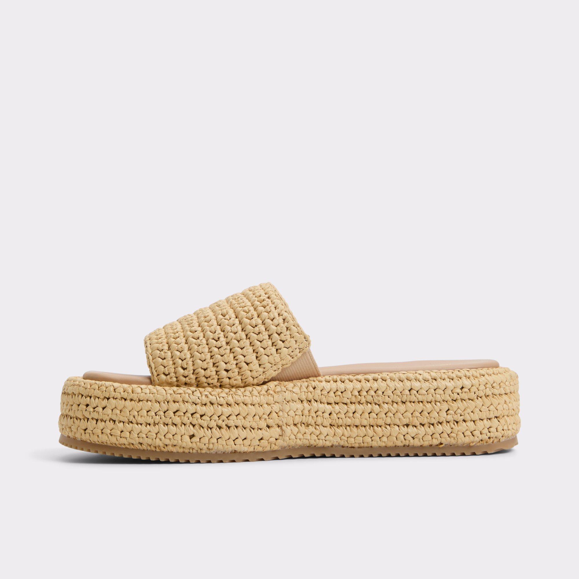 ALDO Bohemina - Women's Platform Sandal Sandals - Beige, Size 6 Product Image