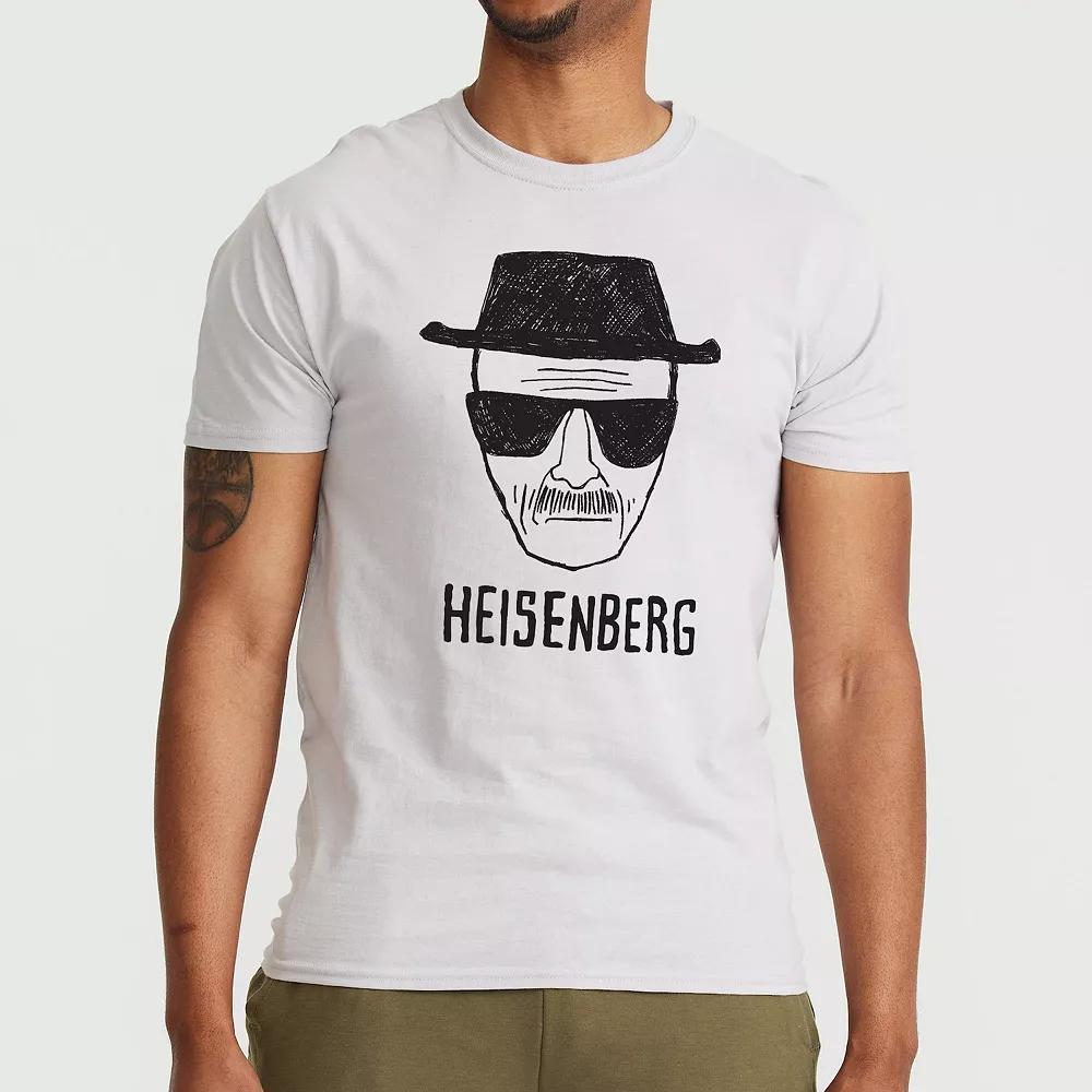 Men's Breaking Bad Heisenberg Sketch Graphic Tee, Size: Small, White Product Image