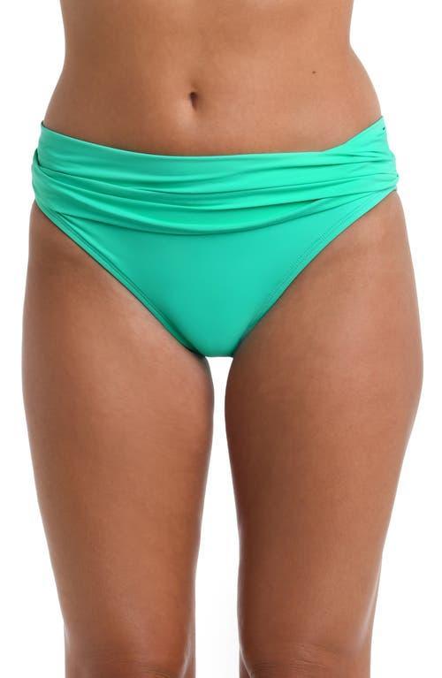 La Blanca Island Goddess Shirred Banded Hipster Swim Bottom Product Image
