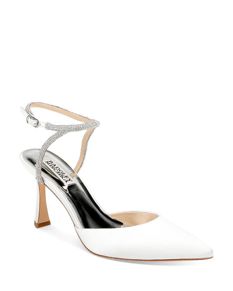 Badgley Mischka Womens Kamilah Pointed Ankle Strap High Heel Sandals Product Image