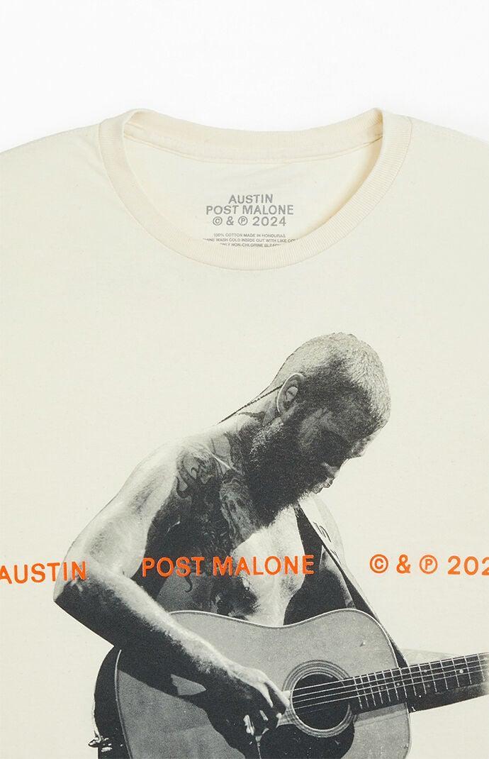 Men's Post Malone Guitar T-Shirt Product Image