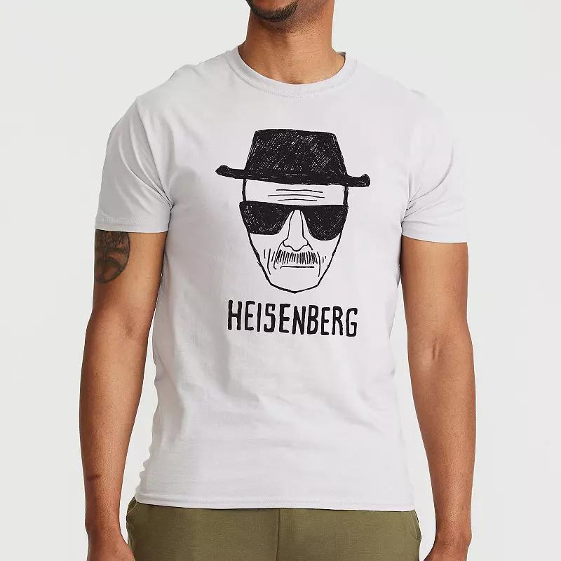 Men's Breaking Bad Heisenberg Sketch Graphic Tee, Size: Small, White Product Image