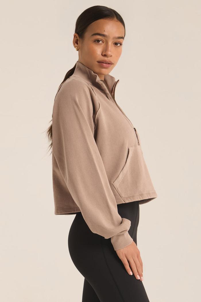 On The Run Half Zip Sweatshirt Product Image