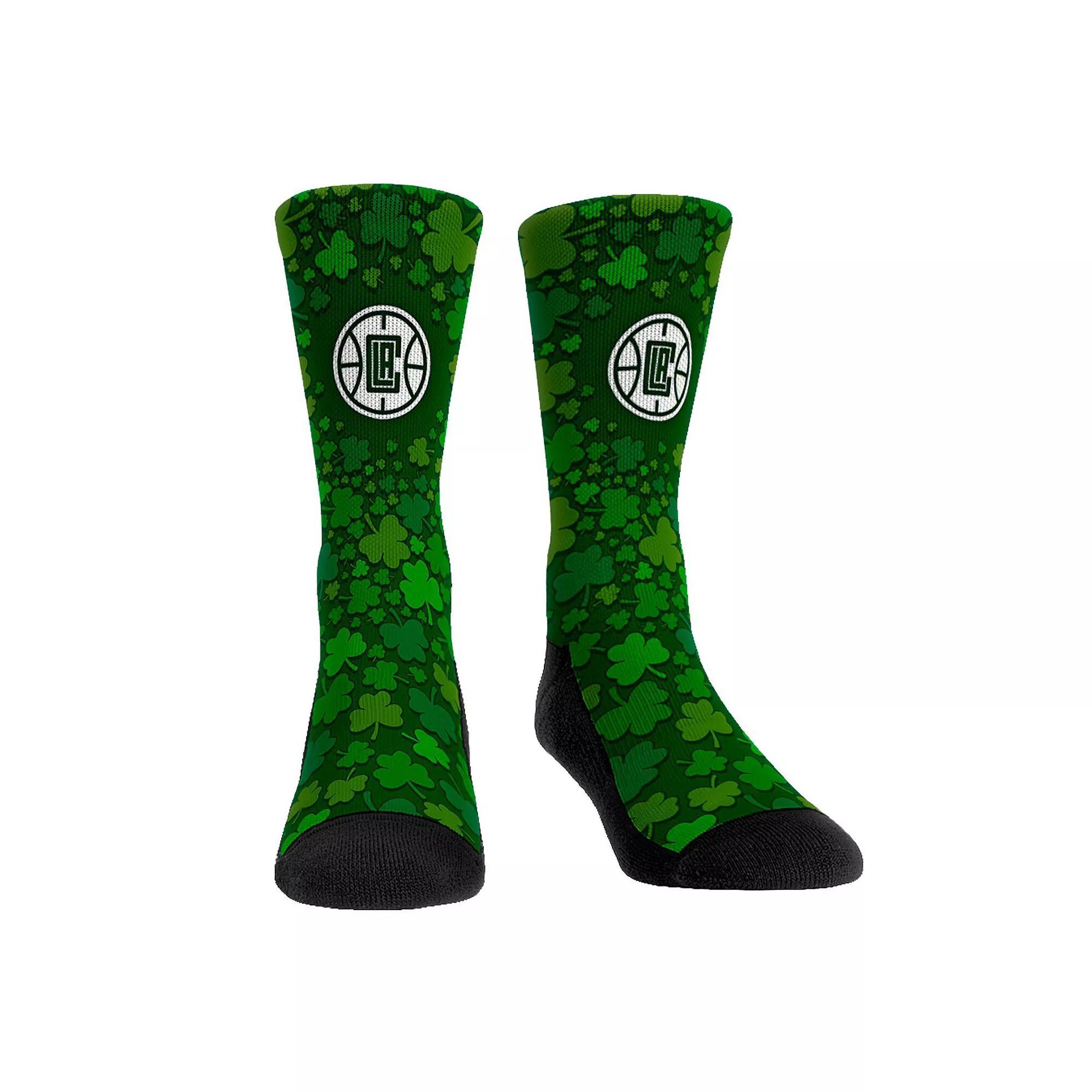 Rock Em Socks Miami Heat St. Paddy's Day Shamrock Crew Socks, Men's, Size: Small/Medium, Team Product Image