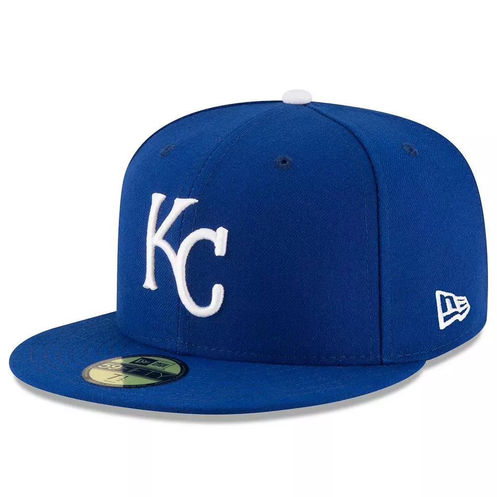 Men's New Era Royal Kansas City Royals Game Authentic Collection On-Field 59FIFTY Fitted Hat, Size: 7, Blue Product Image