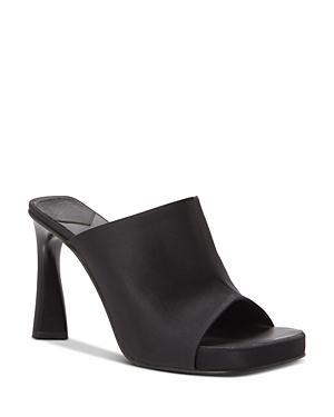 Stella McCartney Womens Elsa Satin High Heel Mule Sandals Product Image