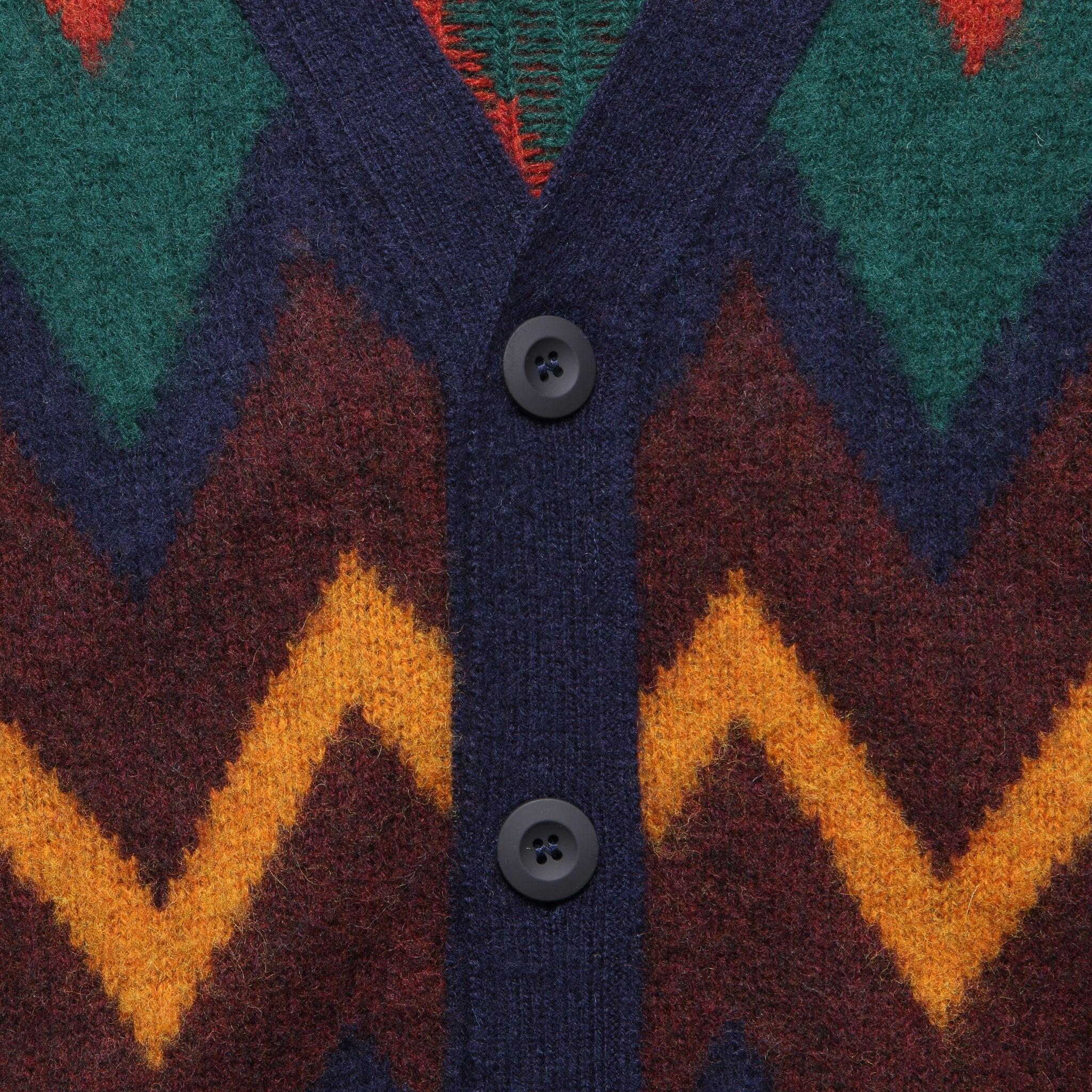 Fire in the Mind Cardigan - Navy Product Image