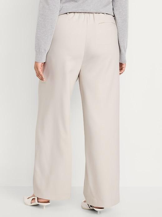 Extra High-Waisted Taylor Wide-Leg Trouser Pants Product Image