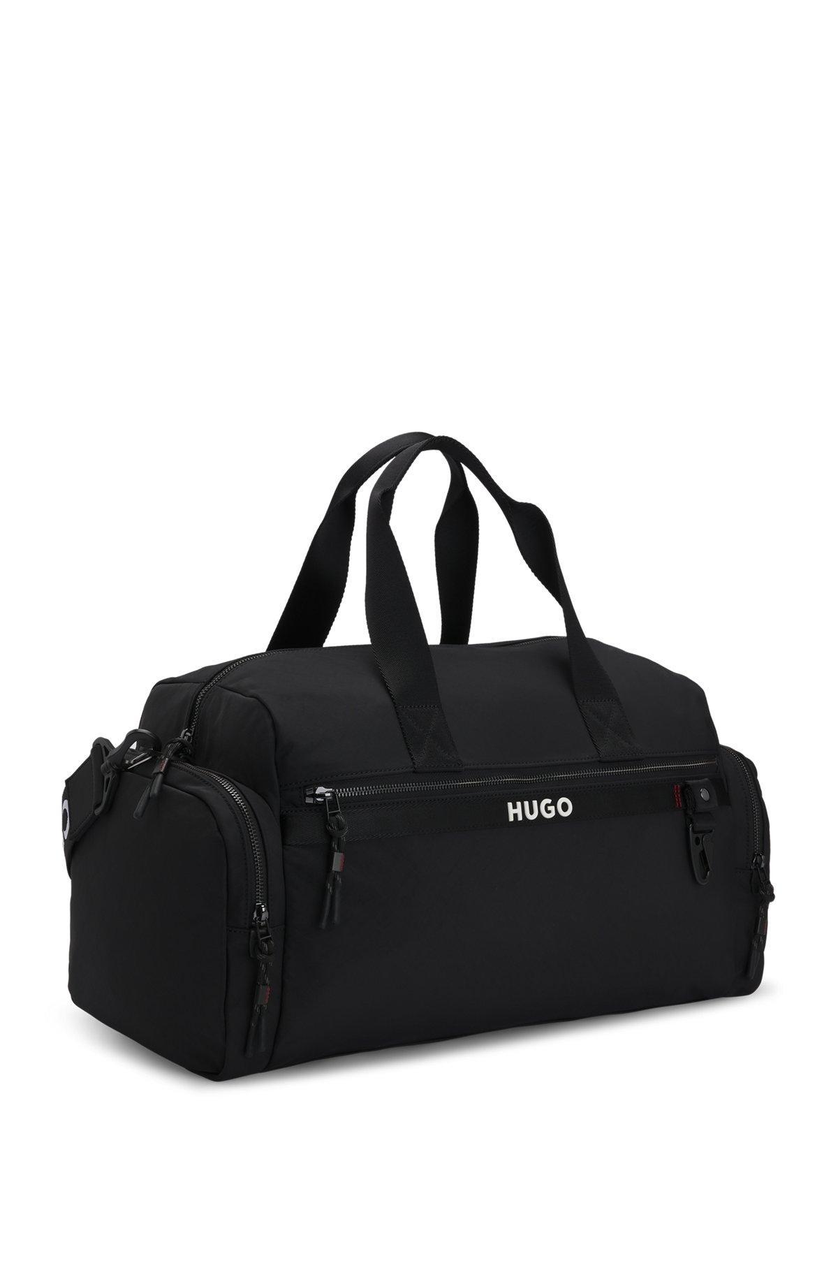 Logo-strap holdall with contrast branding Product Image