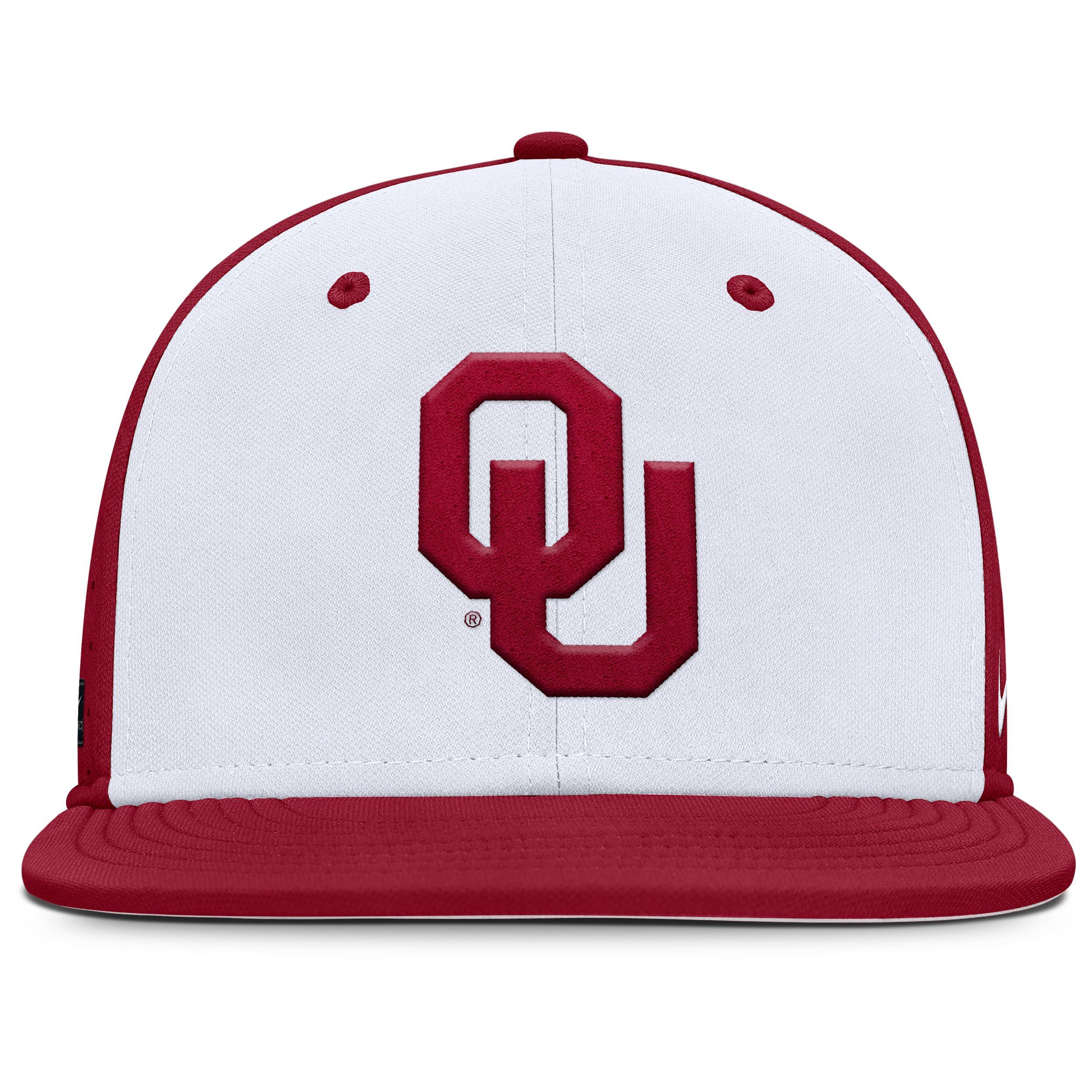 Oklahoma Sooners Dugout True Men’s Nike Dri-FIT College Fitted Hat Product Image