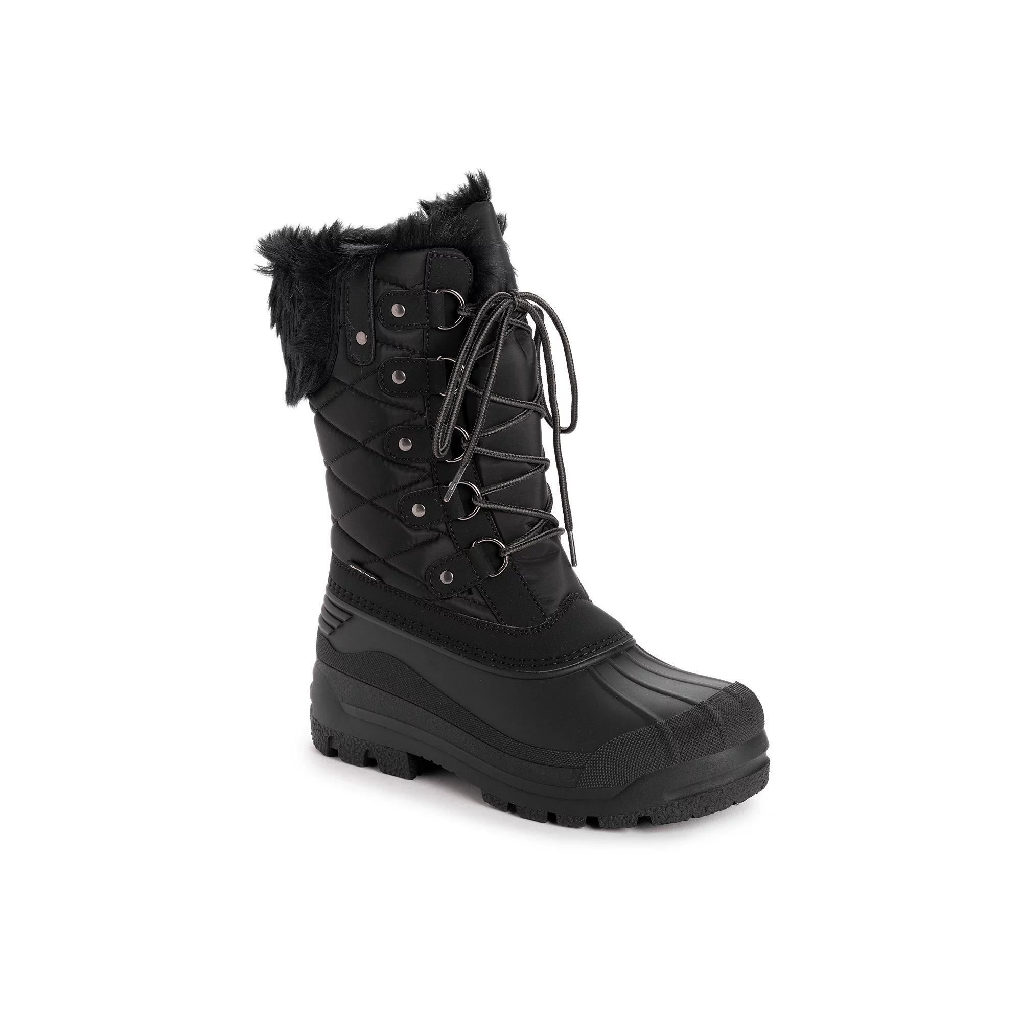 MUK LUKS Womens Palmer Paige Boots Brown Product Image