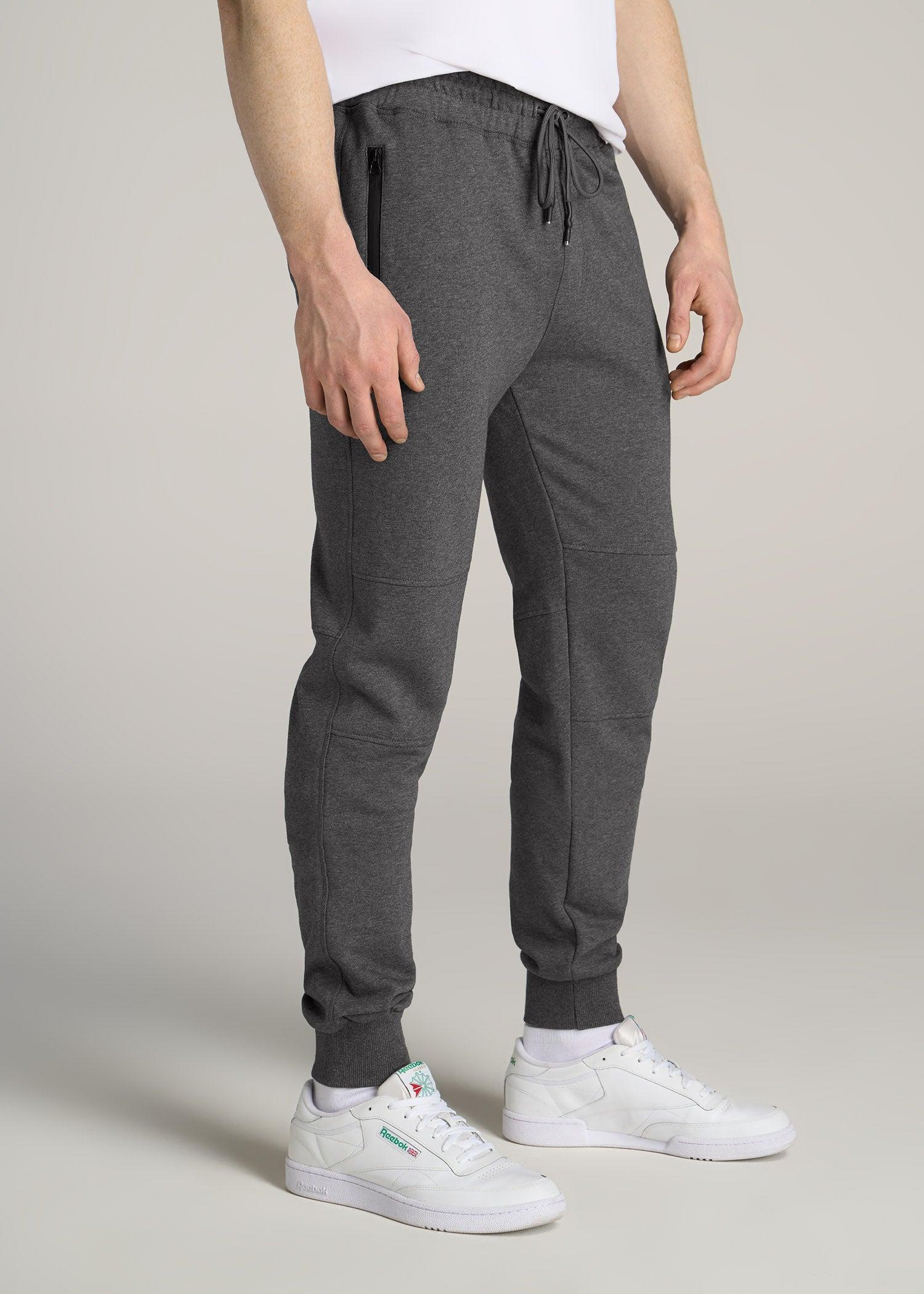 Wearever French Terry Men's Tall Joggers in Charcoal Mix Product Image
