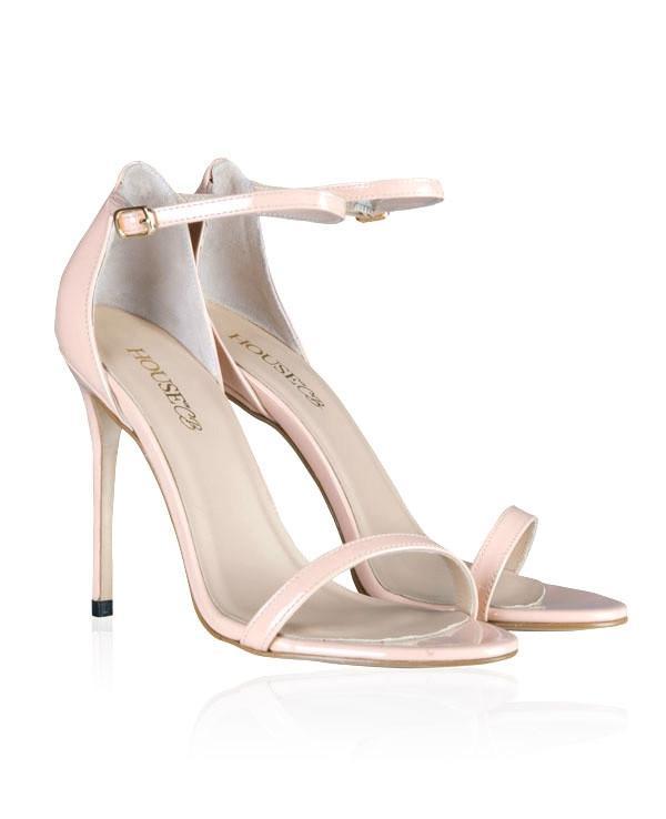 MARIVEL  patent blush leather sandals Product Image